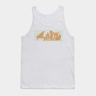 Silhouette de Jazz Tank Top